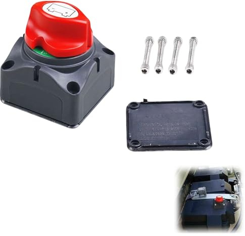 Interruttore di separazione a batteria ad alte prestazioni, 275A, interruttore principale universale per batterie auto, 12 V, 24 V, 48 V, DC, per veicoli e barche, interruttore on/off, per auto, moto