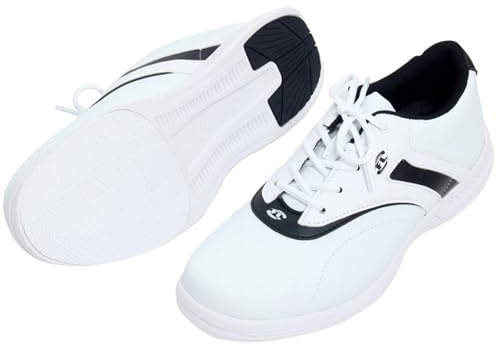 Wizeny Chaussures De Bowling Professionnelles pour Hommes Résistant À l'usure Chaussures De Bowling Légères Respirantes Casual