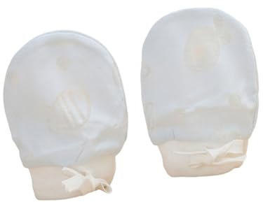 Guantes infantiles de algodón ligero, protectores de manos para niños pequeños para proteger contra rasguños involuntarios, guantes de seguridad facial