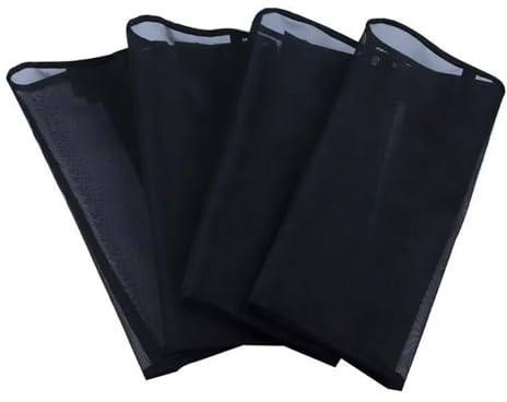 APGLSXY 4 st hästflugstövlar andningsbara nät hästar leggings skyddande fodral benomslag hästutrustning för flugor andningsbart skyddskåpa