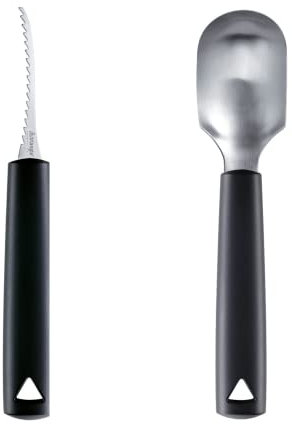 triangle 90 185 02 02 Kürbis-Schnitz-Set, 2-teilig, i.K, Halloween, Herbst, Kürbisse, Dekoration, schnitzen, Kindergarten, Gartenfest, Kindergeburtstag