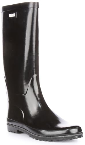 Aigle Femme Eliosa Boots, Noir, 39 EU