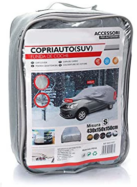 Funda para coche de exterior, cubierta de invierno impermeable, resistente a los arañazos y granizo (berlina XL 540 x 175 x 120 cm).