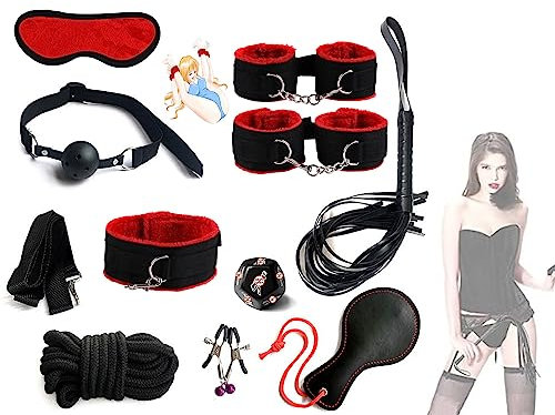 ͟𝙎͟𝙚̣͟𝙭͟ ͟𝘽͟σ͟𝙣͟𝙙͟α͟𝙜͟𝙚͟ ͟&͟ ͟𝙏͟σ͟𝙮͟𝙨͟ Rotes Trainingsset (10-teiliges Set), Handklatschen, Würfel, Weihnachts- Und Jubiläumsgeschenke!