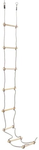 SKM Échelle de Corde pour Enfants 290 cm Bois, Weight:1.51 kg,91803