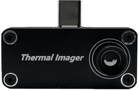 Silriku Mini Imageur Thermique Infrarouge pour TéLéPhone, Dispositif D'Imagerie Infrarouge Externe, Petite CaméRa D'Imagerie Thermique pour TéLéPhone Portable Android