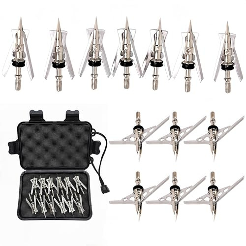PUMPLUX Colère 4- Nouveau Produit de tir à l'arc 2-Lame arrière monté Arc Chasse Balle mécanique avec 2 '' diamètre de Coupe -12composite Arc Chasse Arc spécial 100 Grain est livré avec Une boîte