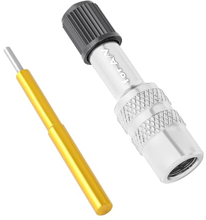 Adaptador De Inflador De Bicicleta – Extensor De Válvula Portátil Boquilla Convertidor para Bicicleta De Carretera, Ciudad Y, Adaptador De Bomba De Latón para Bicicletas De Montaña, Accesor