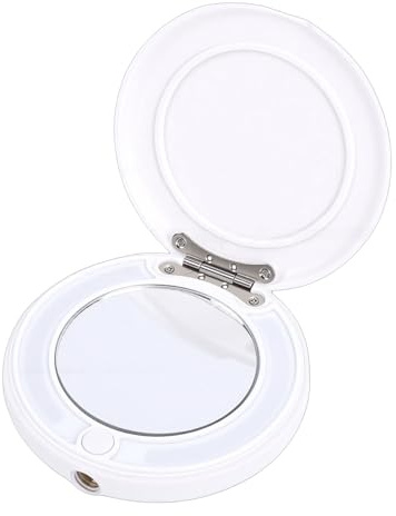 Garsent Lumière Magnétique pour Selfie, Anneau Lumineux pour Téléphone avec Support Miroir, Rotation à 360 Degrés, 3 Modes D'éclairage, Lumières de Remplissage LED pour Selfies, Appels