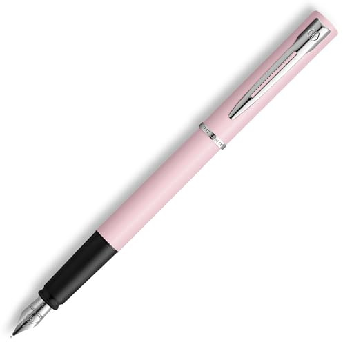 Waterman Allure Fountain Pen | Macaron Pink Pastel Lacquer | Fine Nib | Blue Ink | With Gift Box
