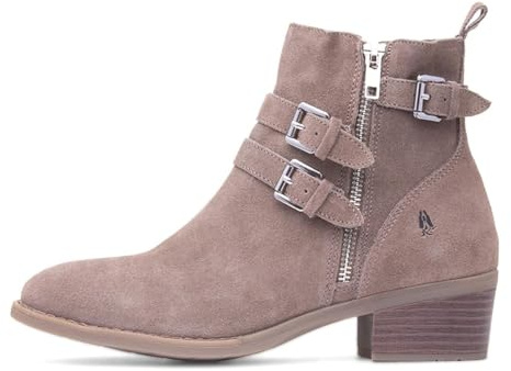 Hush Puppies Jenna Ankle Boot, Taupe, 6