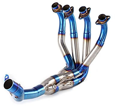 per Kawasaki Z900 2017 2018 2019 2020 2021 2022 Moto Slip-on Tubo di Scarico Centrale in Lega di Titanio Sistema Completo di Collegamento Anteriore Tubo Silenziatore Collettore di Scarico Moto (Color