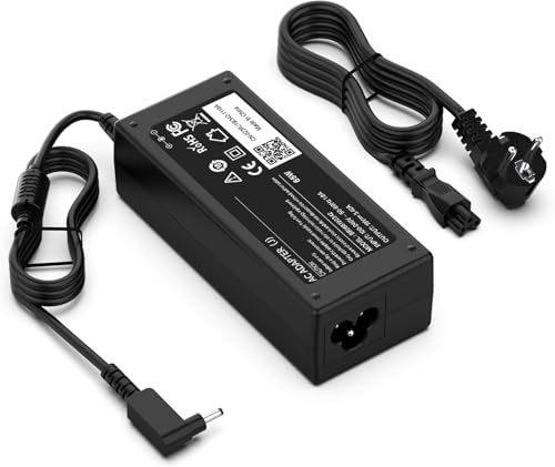 Shefor 65W 3.0mm×1.1mm Cargador Portatil Compatible con Acer Aspire 1 3 5 A515 A315, Spin 1 3 5, Swift 1 3, Chromebook C738T C910 A13-045N2A A11-065N1A PA-1450-26 N20C5 N15Q8 N15Q9 N16P1 Adaptador