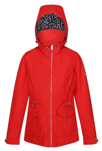 Regatta dam Regatta Women's Navassa Waterproof Jacket Regatta Navassa, regnrock med huva för kvinnor med hel dragkedja