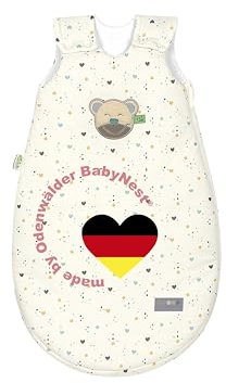 Odenwälder Baby Schlafsack mit Mucki® | Allrounder 2,5 TOG | Ganzjahres Schlafsack 90cm