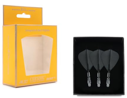 CUESOUL ROST T19 Asta per dardo Integrata e Forma di Aquilone da Volo, Set da 3