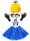 iMQUVTY 5 Stück Cosplay Kostüm für Damen Herren, Brille Mütze Tutu-Rock Hosenträger Handschuhe Weihnachten-Kostüm Zubehör Costume,Ein Geburtstagsgeschenk für meine Mädchen
