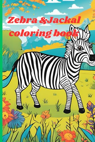 Zebra &Jackal Coloring Book