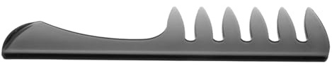 BESTYASH Pettine Per Acconciature Professionale Denti Larghi Strumento Antistatico Per Parrucchieri e Barbershop Design Vintage Per Styling Voluminoso e Anti-districante Colore Nero