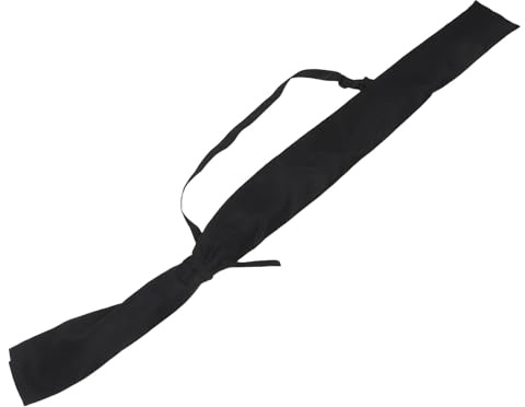 Alipis Bolsa para Espadas Tai Chi Acolchada 132 Cm Negra con Correa Trasera y Cinturón, Funda de Tela para Artes Marciales y Cosplay, Estuche de Viaje para Almacenamiento Seguro (2