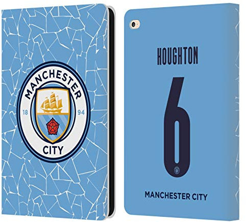Head Case Designs Offiziell Zugelassen Manchester City Man City FC Steph Houghton 2020/21 Frauen Home Kit Gruppe 1 Leder Brieftaschen Handyhülle Hülle Huelle kompatibel mit Apple iPad Air 2 (2014)