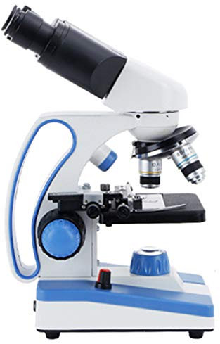 ZKHD Microscope Optique Binoculaire Étudiant, Costume De Bactéries Scientifiques Microbiologiques pour Enfants, Caméra Haute Définition Haute Définition Home Portable,Set 1