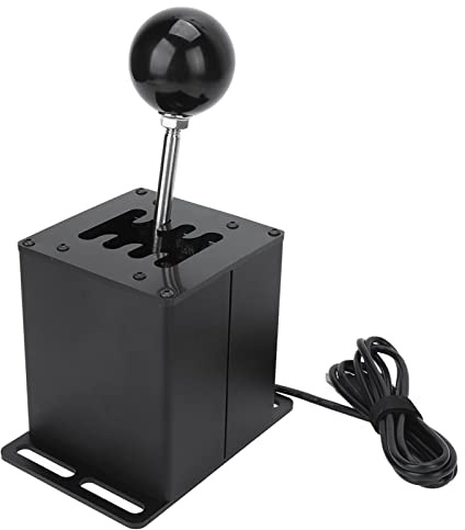 USB Simulator Shifter, 7+R Ratt Sequential H Gear Shifter Sim Racing Game för G29 G27 G25 G920, för T300RS/GT Ratt, PC för
