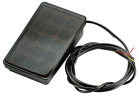 Baceyong terzo kit lucelampeggiante freno posteriore universale 15 LED 3 ° strobo