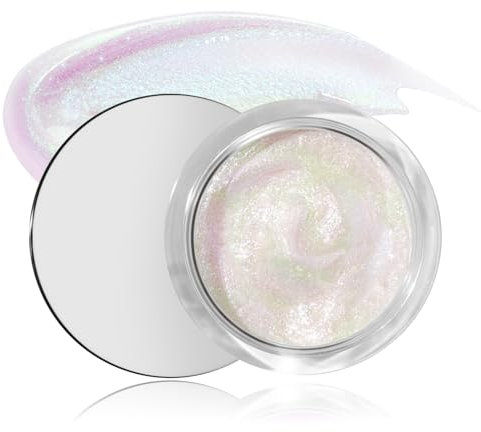 Prreal Liquid Highlighter Makeup, Long Lasting Endless Glow Cream Highlighter, Liquid Luminizer with Natural Shimmer Finish for Face and Body,Sparkling Illuminator Makeup for Women (Galaxy)