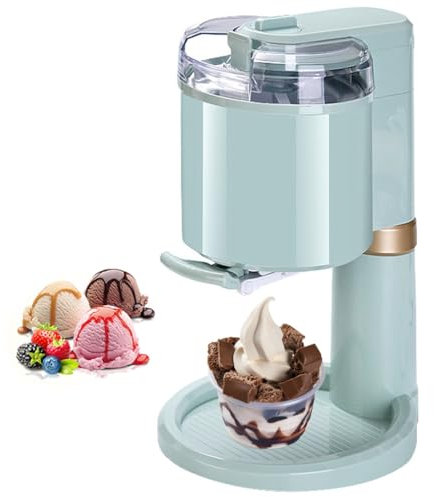 GAYAYAS Ice Cream Maker, Soft Serve Portable Blender for Home - Yogurt Sorbet Maker - Ice Cream Makers Machine for Homemade Gelato, Sorbet, Electric Soft Serve Maker