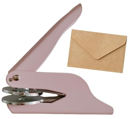 Prensa De Encuadernación Embosadora - Estampilla En relieve Para Biblioteca | Máquina De Emboscar Portátil Para Papel, Invitaciones De Boda, Sobres, Accesorios Para El Hogar Y Las Mujeres