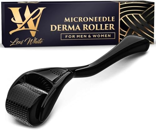 Derma Roller 1,0mm pour cheveux, barbe et peau – Hommes et femmes Rouleau