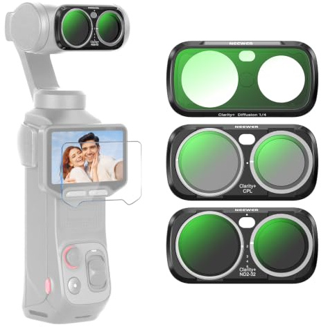 NEEWER Clarity+ Filtro ND CPL Efecto Compatible con Insta360 Luna Ultra