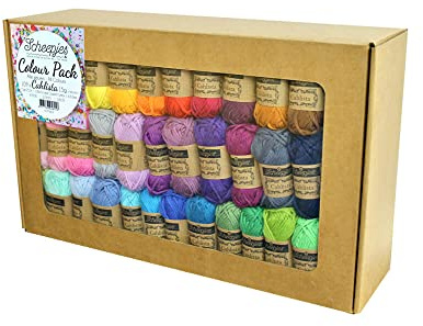 Scheepjes Cahlista Colour Pack, 109x15g Cotton Yarn, Multicolour Set
