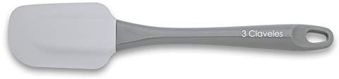 3 Claveles - Espátula, Color Gris, 24,5 cm, menaje de hogar, para Remover