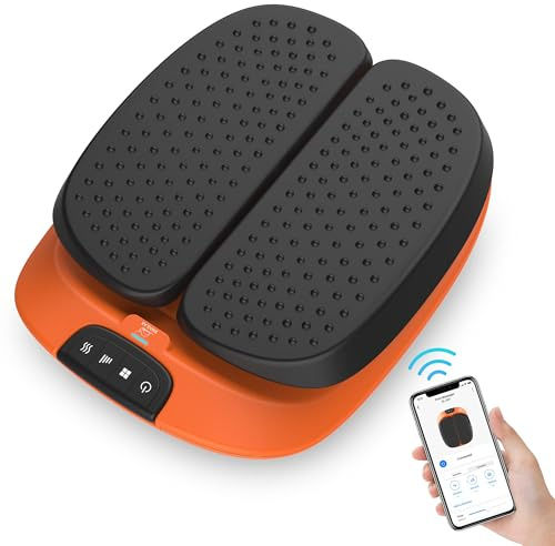 Snailax Vibration Foot Massager with Heat, App Control, Adjustable Vibration Electric Foot Massager Machine for Circulation, Plantar Fasciitis, Pain, Remote Control