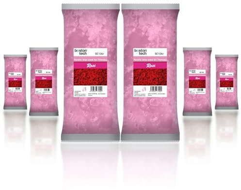 Boston Tech Paraffin 6 blocchi da 450 gr Ciascuno - Bagno di paraffina per mani e piedi - Uso terapeutico ed estetico. Trattamento di artrite, osteoartrite, dolori articolari. (Rose)