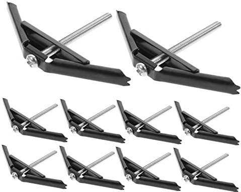Mikikit 3 Sets Cassette Restorer Cassette Repair Tool Wall Plate Screws Universal Cassette Repairer Screw Adjustable Support Pole Insulation Support Rod Hotfix Tool Tape Switch Box Iron