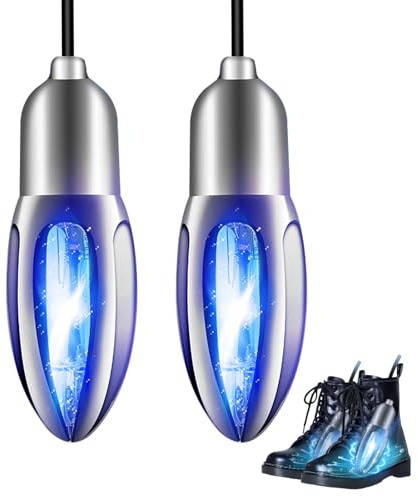 LNBEI Sèche-chaussures déodorant UV 10 W, chauffage électrique pour pieds, bottes et chaussures, séchoir à gants, séchage avec
