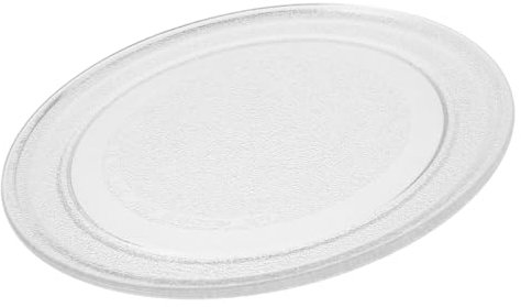 BEBEMOKO Plato De Vidrio Para Microondas Plato Giratorio Para Microondas Bandeja Para Calentar Alimentos De Resistente y Fácil De Limpiar