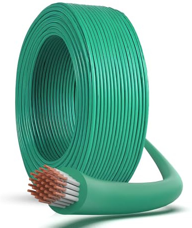 Cable Robot Tondeuse, Ø 3.4 mm Fil Robot Tondeuse Universelles, Fil Périphérique de Qualité Supérieure, Cuivre de Qualité, Convient à Toutes Les Marques (80m)