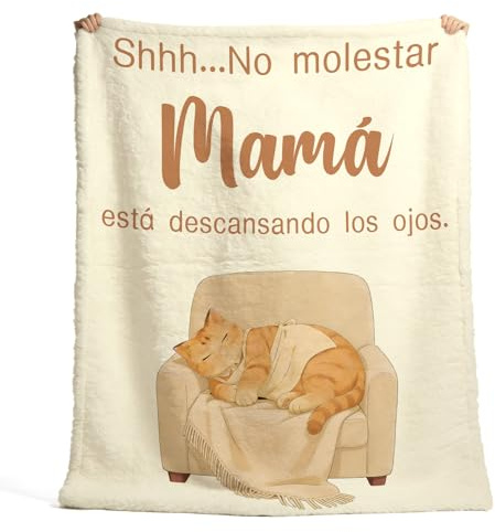Twidels Regalo Mamá Manta 130x150cm Regalo Mamá Cumpleaños Regalos Día de la Madre Manta Navidad