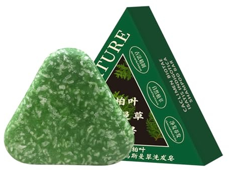 Barretta di shampoo - Sapone per controllo del grasso da 120 g, shampoo solido, foglie di arborvitae cinese naturale ed Eusmanthus per capelli delle donne, cura quotidiana del cuoio capelluto