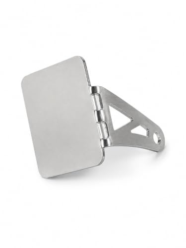 Porta Matrículas para Patinete Eléctrico VMP, Soporte Lateral Universal para Matrícula VMP y Placa Identificativa Adhesiva, Acero Inoxidable, 56 × 68 mm