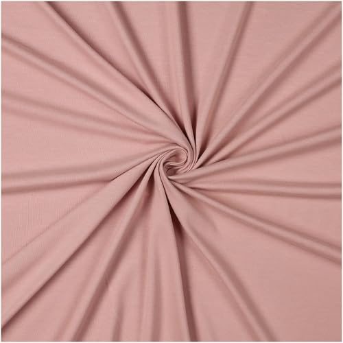 Jersey-Stoff Viskose (Bambus-Zellstoff) 0,5 x 1,45 m Bambus-Jersey Meterware Oeko-Tex-zertifiziert, Farbwahl