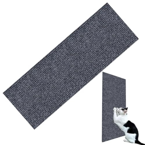 Almohadilla rascadora para gatos, cuerda de algodón natural, rascador para gatos en el suelo, protector básico de muebles, rascador montado en la pared, almohadilla para rascar recortable, suministros