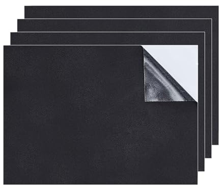 CGACCSD Lot de 4 plaques de protection de sol autocollantes en mousse - Absorbe les chocs - Pour bricolage, voitures, haut-parleurs, armoires électriques, artisanat, sport