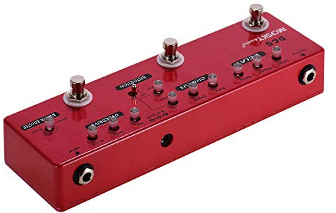 Aumotop DC5 Pédale Multi-effets pour Guitare 6 en 1 Deluxe Sound Effects Pedalboard pour les Amateurs de Guitare Coque en Métal avec True Bypass Idéal L'enregistrement Studio