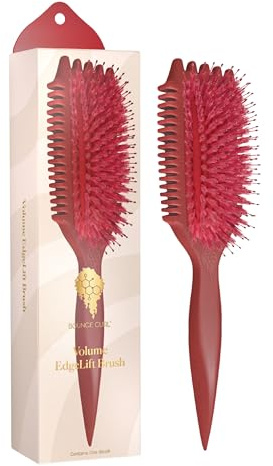 Bounce Curl Volume EdgeLift Brush, 5-In-1 Styling Tool, Defined Curls Ruby