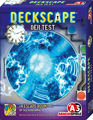 ABACUSSPIELE 38172 - Deckscape – Der Test, Escape Room Spiel, Kartenspiel